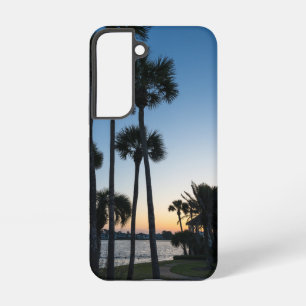 Coque Samsung Galaxy Étui pour Samsung Palm Trees Sunrise Destin Florid