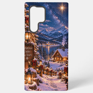 Coque Samsung Galaxy Étui pour téléphone Noël sous les étoiles