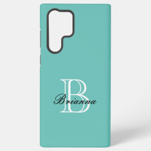 Coque Samsung Galaxy Étui pour téléphone Samsung Galaxy avec monogramme