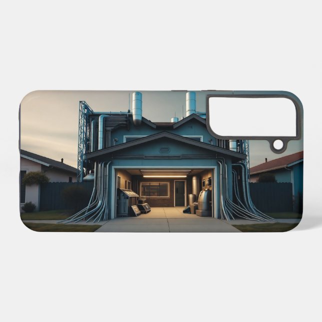 Coque Samsung Galaxy Étui pour téléphone Samsung S22 Plus Garage Tech U (Verso Horizontal)