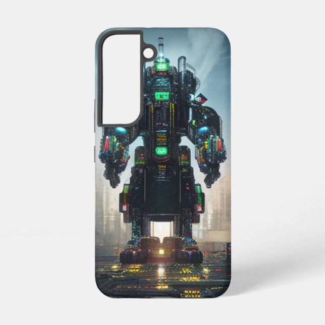 Coque Samsung Galaxy Étui pour téléphone Samsung S22 Robot 4 (Verso)