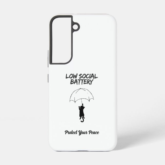 Coque Samsung Galaxy Étui Samsung Chat Citation Éditable – Batterie Soc (Verso)