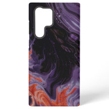 Étui Samsung compatible à motif violet mignon