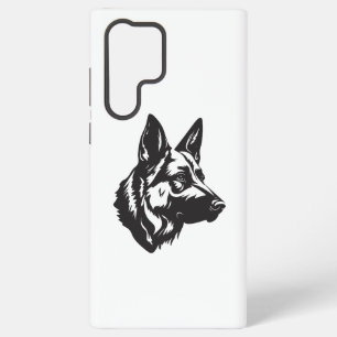 Coque Samsung Galaxy Étui Samsung Face de Berger Allemand