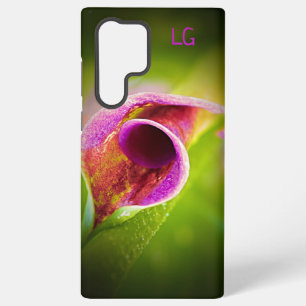 Coque Samsung Galaxy Étui Samsung fleur de lys calla personnalisé
