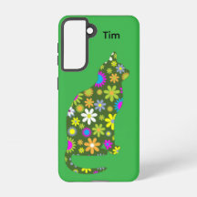 Étui Samsung Galaxy Félin Floral