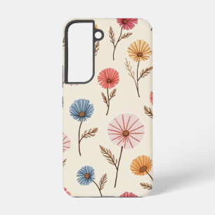 Coque Samsung Galaxy Étui Samsung Galaxy Fleur Pom Pom