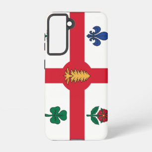 Coque Samsung Galaxy Étui Samsung Galaxy S21 Drapeau de Montréal