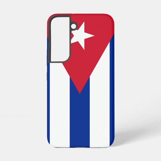 Coque Samsung Galaxy Étui Samsung Galaxy S22 Drapeau de Cuba (Verso)