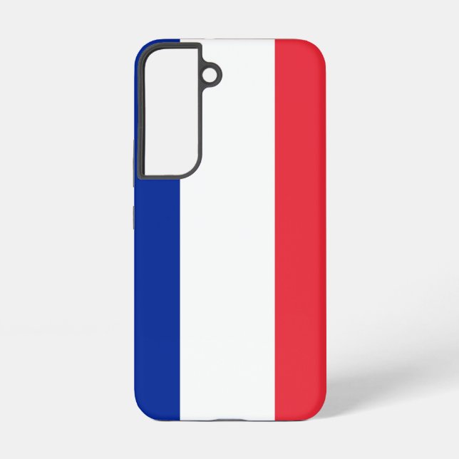 Coque Samsung Galaxy Étui Samsung Galaxy S22 Drapeau de la France (Verso)