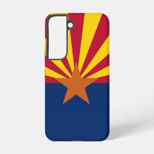 Coque Samsung Galaxy Étui Samsung Galaxy S22 Drapeau de l'Arizona, État