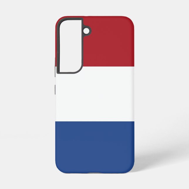 Coque Samsung Galaxy Étui Samsung Galaxy S22 Drapeau des Pays-Bas (Verso)