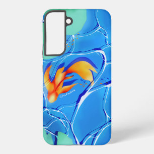 Coque Samsung Galaxy Étui Samsung Galaxy S22 Plus avec bassin de carpes