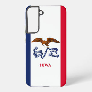 Coque Samsung Galaxy Étui Samsung Galaxy S22 Plus Drapeau de l'Iowa