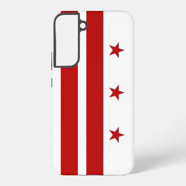Coque Samsung Galaxy Étui Samsung Galaxy S22 Plus Drapeau de Washington (Verso)