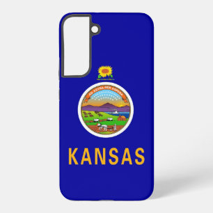 Coque Samsung Galaxy Étui Samsung Galaxy S22 Plus Drapeau du Kansas