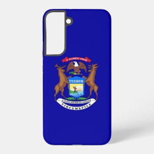 Coque Samsung Galaxy Étui Samsung Galaxy S22 Plus Drapeau du Michigan