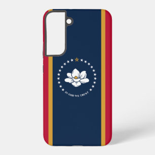 Coque Samsung Galaxy Étui Samsung Galaxy S22 Plus Drapeau du Mississipp