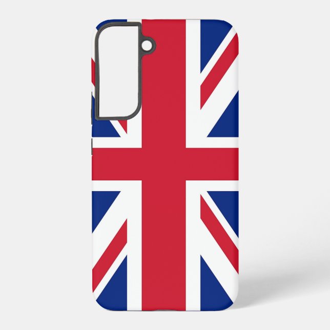 Coque Samsung Galaxy Étui Samsung Galaxy S22 Plus Drapeau du Royaume-Un (Verso)