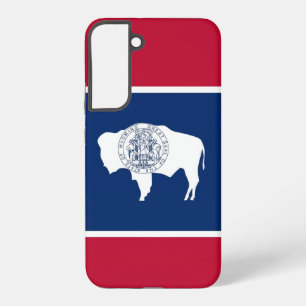 Coque Samsung Galaxy Étui Samsung Galaxy S22 Plus Drapeau du Wyoming