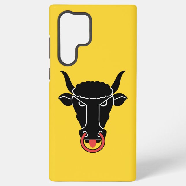 Coque Samsung Galaxy Étui Samsung Galaxy S22 Ultra avec drapeau d'Uri (Verso)