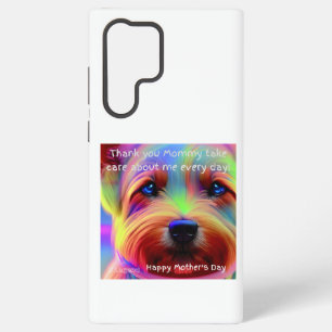 Coque Samsung Galaxy Étui Samsung Galaxy S22 Ultra Chien Mignon Pour Mè