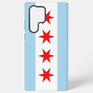 Coque Samsung Galaxy Étui Samsung Galaxy S22 Ultra Drapeau de Chicago