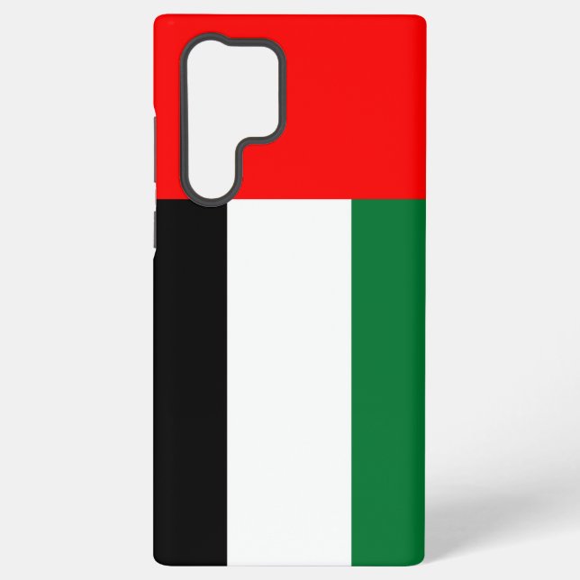 Coque Samsung Galaxy Étui Samsung Galaxy S22 Ultra drapeau des Émirats  (Verso)