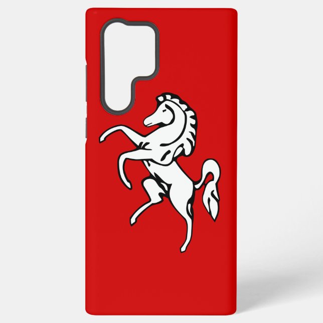 Coque Samsung Galaxy Étui Samsung Galaxy S22 Ultra, drapeau du comté de (Verso)