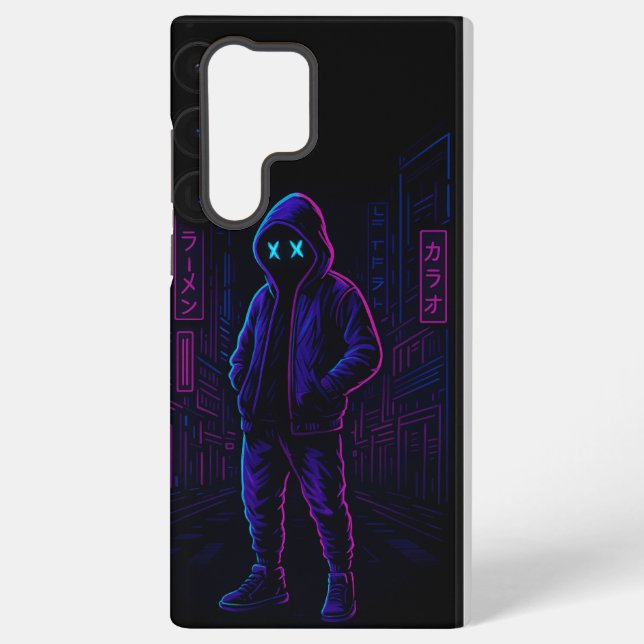Coque Samsung Galaxy Étui Samsung GPhone Cyber Tokyo Hacker – Néon Lumi (Verso)