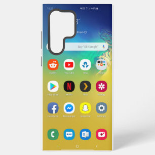 Coque Samsung Galaxy Étui Samsung S22 Ultra Conception de l'écran d'acc