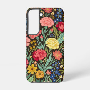 Coque Samsung Galaxy Étuis Samsung Fleurs Abstraites Papillons
