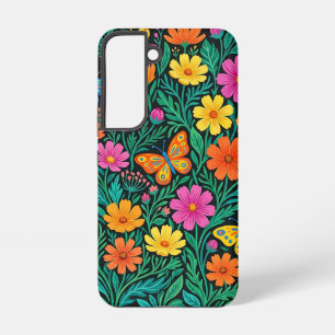 Coque Samsung Galaxy Étuis Samsung Fleurs Cosmos Abstraites