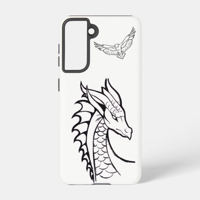 Coque Samsung Galaxy Étuis Samsung Galaxy S21 Dragon (Verso)