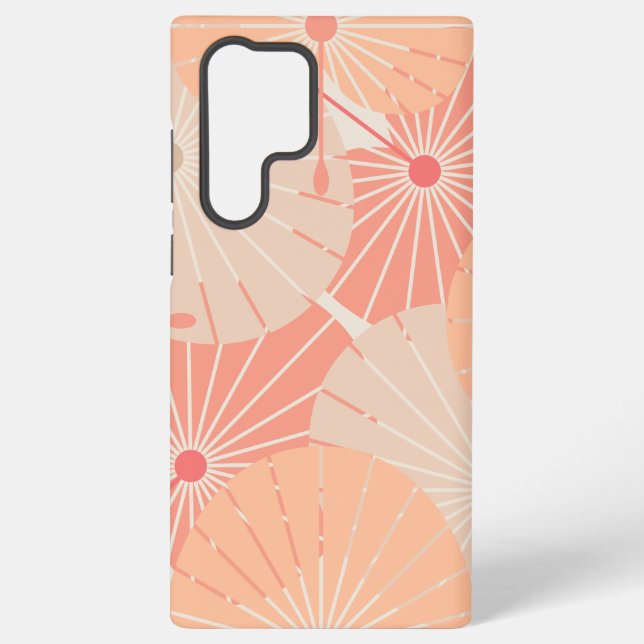 Coque Samsung Galaxy Éventails chinois superposés (Verso)