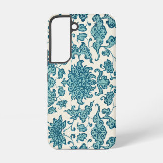 Coque Samsung Galaxy Exemples d'ornement chinois d'Owen Jones, bleu-ver