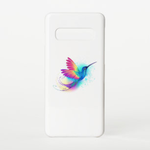 Coque Samsung Galaxy S10 Exotic Rainbow Hummingbird