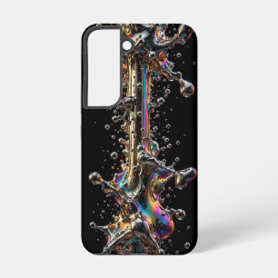 Coque Samsung Galaxy Explosion de chrome liquide ultra-étroite