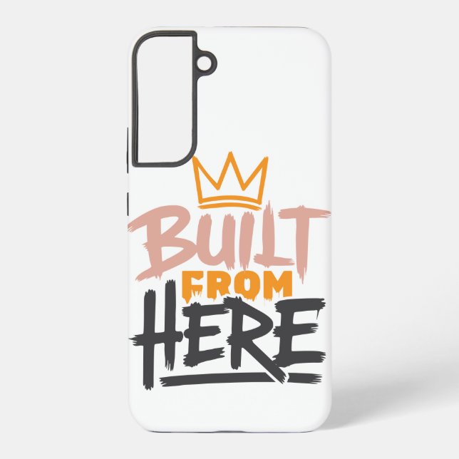 Coque Samsung Galaxy Expression de fierté et d'authenticité construite  (Verso)