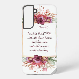 Coque Samsung Galaxy Fais confiance au SEIGNEUR de tout ton cœur ; et n