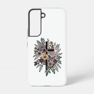 Coque Samsung Galaxy Faith and Flowers