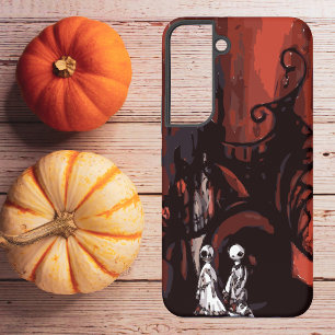 Coque Samsung Galaxy Fantômes de zombies et maison hantée macabre