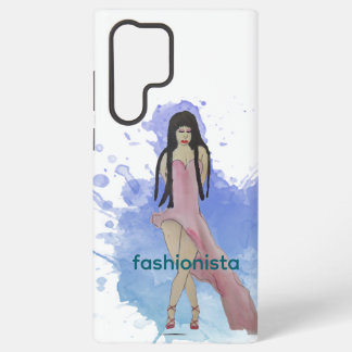 Coque Samsung Galaxy Fashionista latine avec une robe haute basse