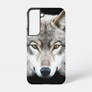 Coque Samsung Galaxy Faune Loups Tête de Loup Art Animalier