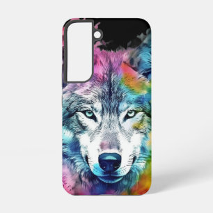 Coque Samsung Galaxy Faune Loups  Tête de Loup Art Animalier 