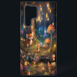 Coque Samsung Galaxy Faune Whimsical - Cute Animal Foxes Champignons<br><div class="desc">Faune Whimsical - Cute Animal Foxes Champignons</div>
