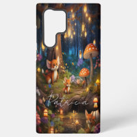 Faune Whimsical - Cute Animal Foxes Champignons