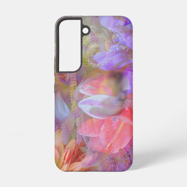 Coque Samsung Galaxy Fée des fleurs Double Exposition Art Fantastique (Verso)