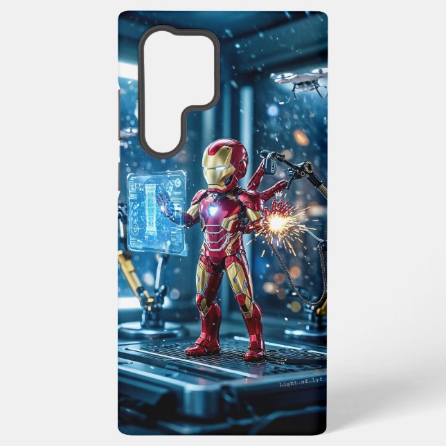 Coque Samsung Galaxy Fer Avenger Slim Snap Coque (Verso)