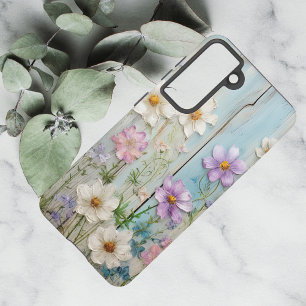 Coque Samsung Galaxy Ferme Rustique Cottage Fleur de Campagne Florale